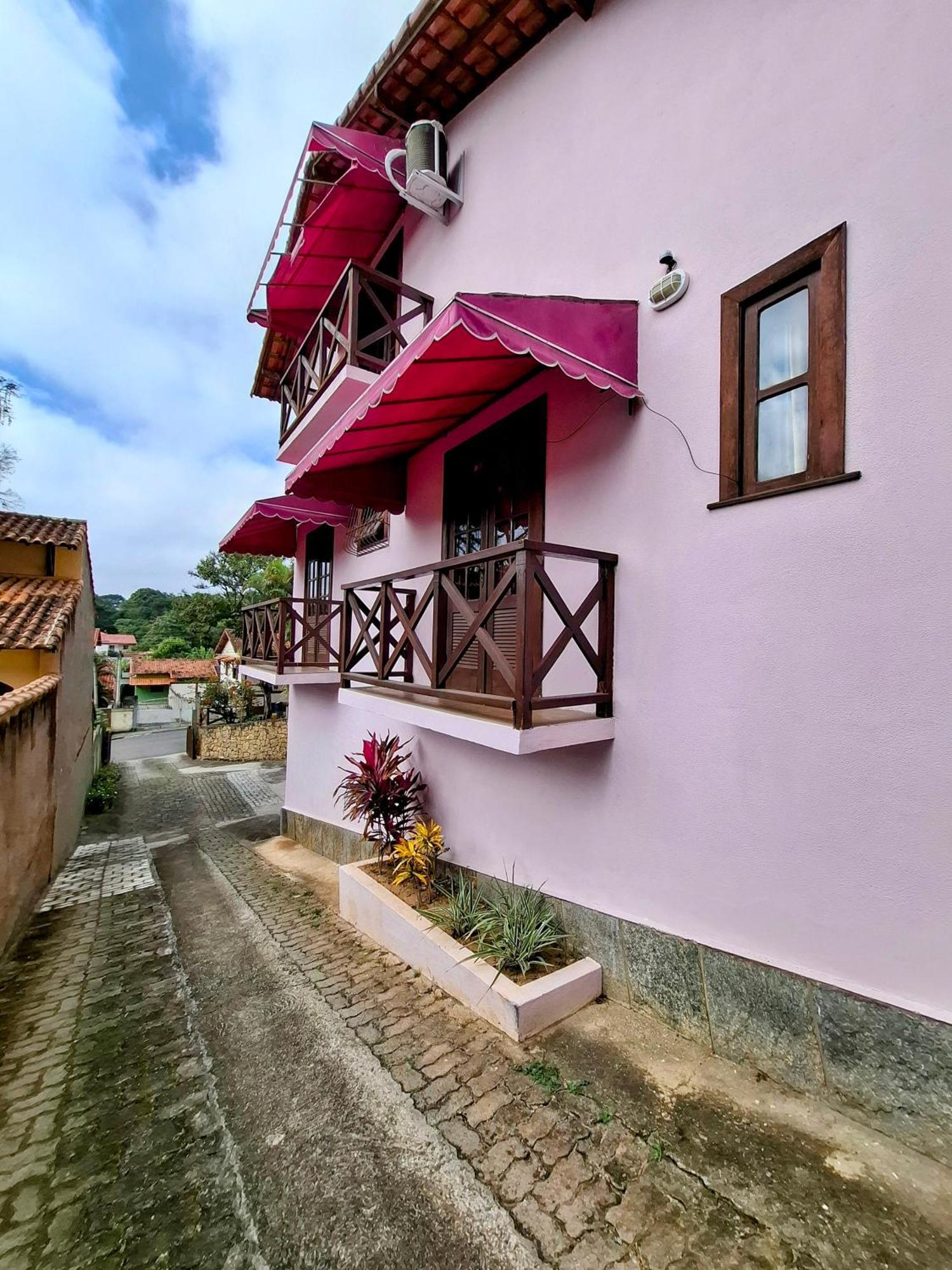 Hotel Casa Rosada Seu Refugio Na Serra Miguel Pereira Exterior foto